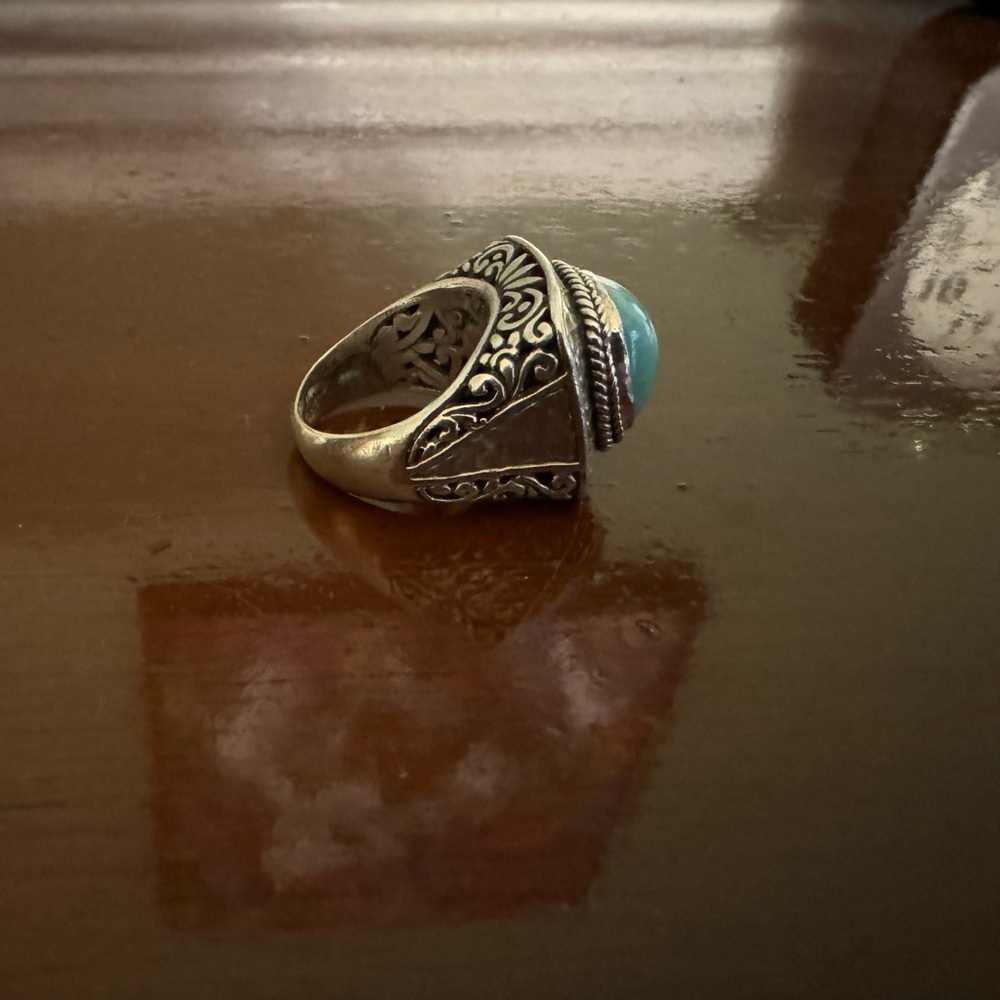 Handpicked Amazonite Sterling Silver Ring (Size 7) - image 5